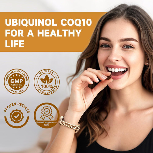 Ubiquunol Coqmg Softgels Com Vitamina E & Ômega-3, Coenzima - Imagem 7