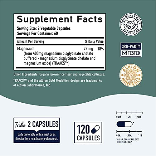 Glicinato De Magnésio 400mg | 100% Quelatado Com Traacs® Par - Imagem 4