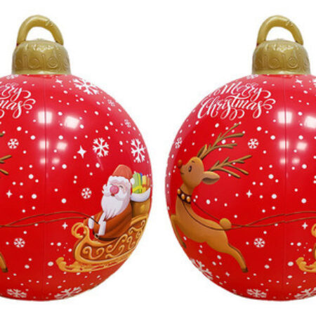 Bola Gigante De Decoração De Pvc Inflável De Natal De 65 Cm, - Imagem 19