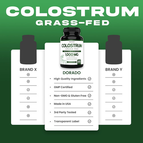 Suplemento De Colostro 1000 Mg Por Porção (cápsulas De Colos - Imagem 4