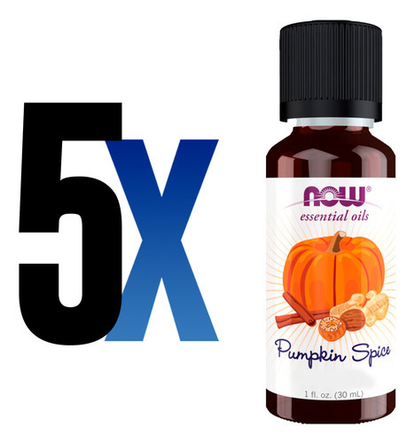 Óleo Abóbora Pumpkin Spice Fall Now Foods 30ml Importado 5un - Imagem 2