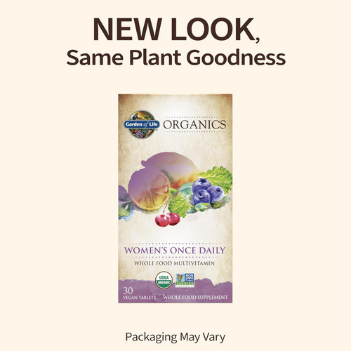 Garden Of Life Organics Women Once Daily Multi 30 Comprimido - Imagem 2