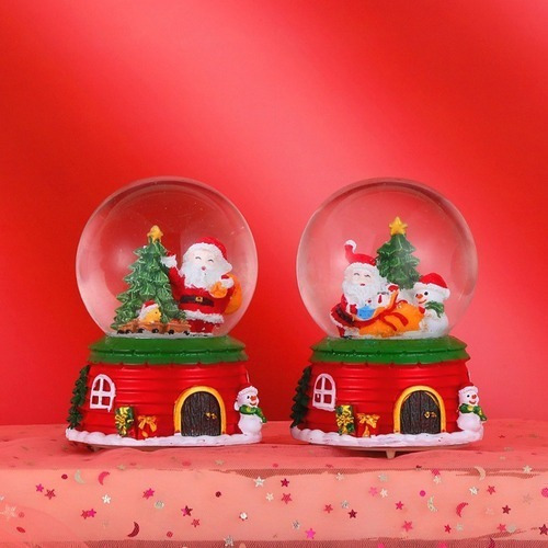 Decoração De Bola De Cristal De Natal Globo De Neve Decorati - Imagem 5