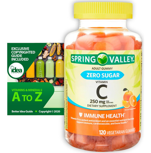 Suplemento Dietético De Gomas De Vitamina C De Spring Valley