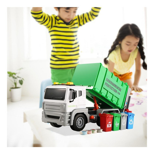 Para Novo Brinquedo De Caminhão De Lixo De 13 Polegadas - Imagem 8