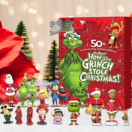 Brinquedo De Boneco Grinch De Natal Com Calendário De Contag - Imagem 4