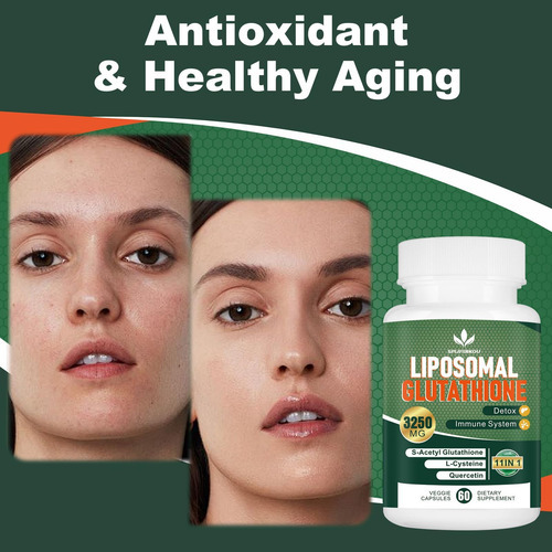 Suplemento De Glutationa Lipossomal Spliferkou 3250 Mg, L-gl - Imagem 4