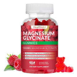 Gomas De Glicinato De Magnésio 1000 Mg, Suplemento De Magnés