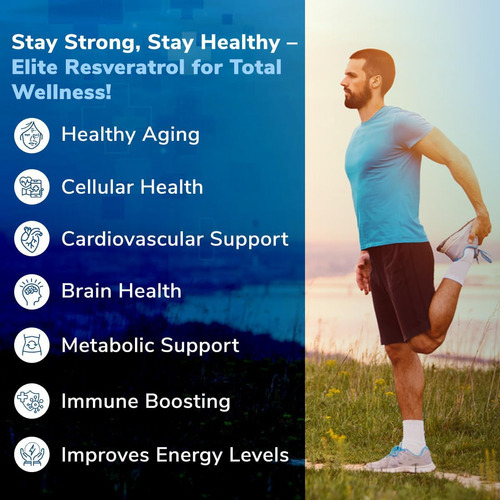 Orbit Vitals Elite Resveratrol 600 Complexo Padronizado Tran - Imagem 4