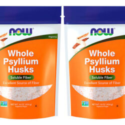 Cascas De Psyllium Now Foods Fibras Psyllium Husk 454g 2un
