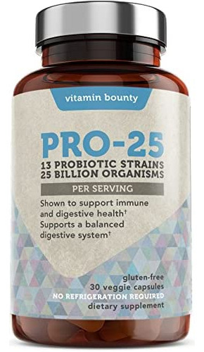 Vitamin Bounty Pro-25 Probióticos - 13 Cepas Probióticas, Sa