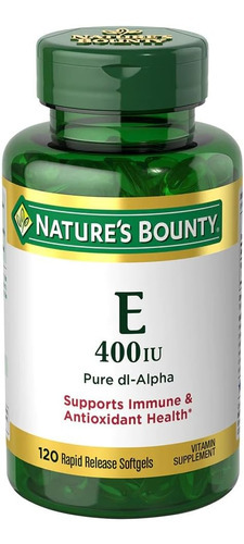 Vitamina E Nature S Bounty 180 Mg 120 Cápsulas
