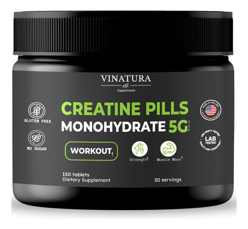 Comprimidos De Monohidrato De Creatina Vinatura 5g - Comprim