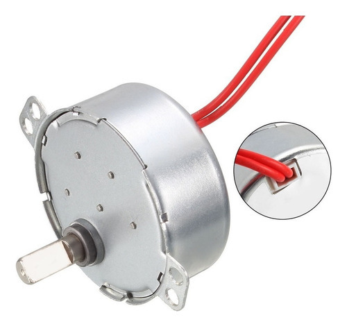 Motor Síncrono Ca 12v 2,5-3 Rpm 50-60hz Cw/ccw 4w - Imagem 4