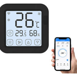 Sensor De Monitor De Termostato Compatível Com Alexa Ir Em C