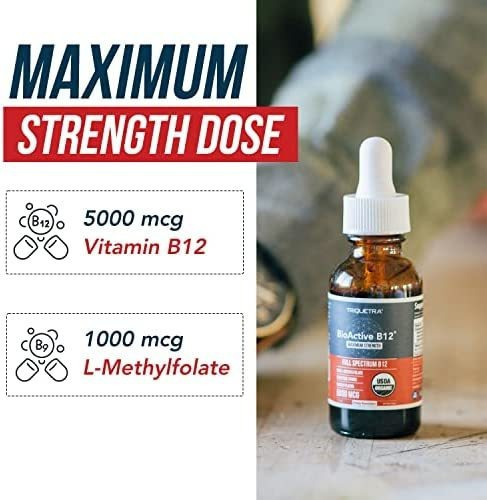 Vitamina B-12 Marca Triquetra, 5000 Mcg, 1 Onça - Imagem 5