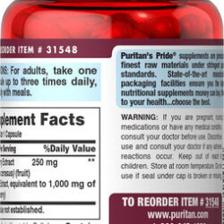 Extrato De Cereja Azeda Puritans Pride 1000 Mg