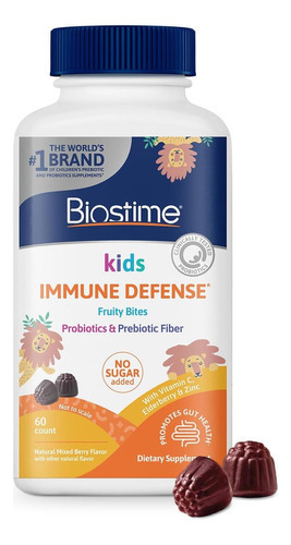 Biostime Kids Defenses Imune Bites Frutas (idades Mais 4) |