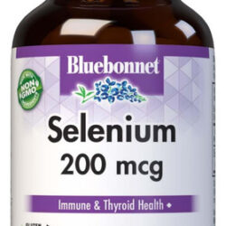 Bluebonnet Nutrição Selênio 200 Mcg