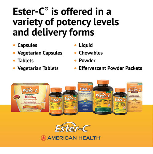 American Health Ester-c Com Bioflavonóides Cítricos, Comprim - Imagem 7