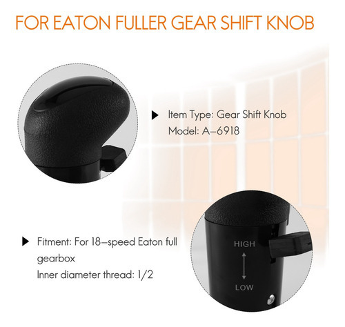 Botão De Mudança De Transmissão Eaton Fuller De 18 - Imagem 6