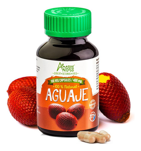 Cápsulas De Aguaje L Buriti 100 Comprimidos Veganos L Female