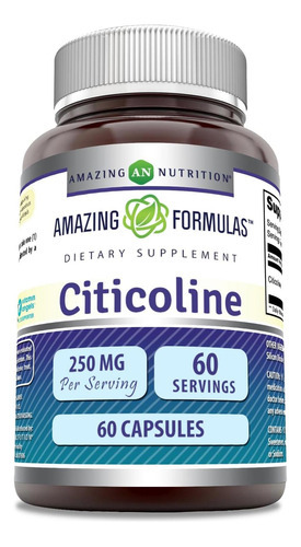 Fórmulas Incríveis Citicolina 250 Mg | Suplemento Cápsulas |