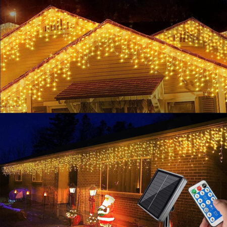 Coroa De Flores Led Brilhante De 400 Luzes De Árvore De Nata - Imagem 5