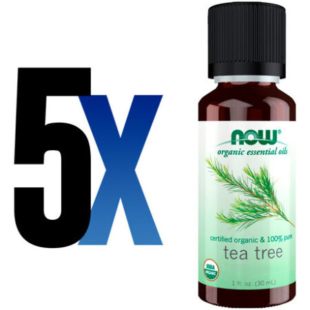 Óleo De Tea Tree Puro Now Foods 30 Ml Orgânico Importado 5un - Imagem 2