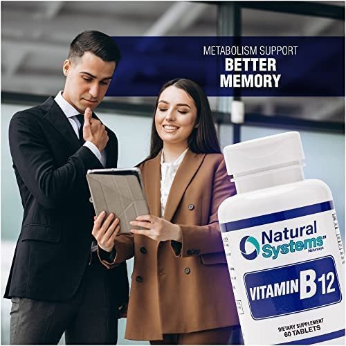 Vitamina B-12 Marca Natural Systems, 1000 Mcg, 60 Pastilhas - Imagem 4