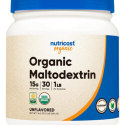 Maltodextrina Em Pó Nutricost Organic 454g Sem Glúten