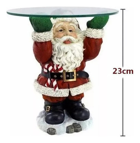 Bandeja Papai Noel Para Garçom Ornamento De Mesa Para Casa - Imagem 7