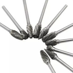 Lima Fresa Rotativa Metal Duro Tungstênio Retifica 10 Peças