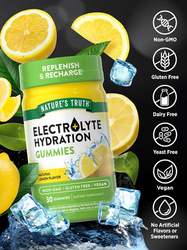 Gomas Eletrolíticas Natures Truth Para Hidratação | 30 Conta - Imagem 3