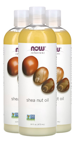 Óleo De Noz De Karité Now Foods 473 Ml Importado 3un