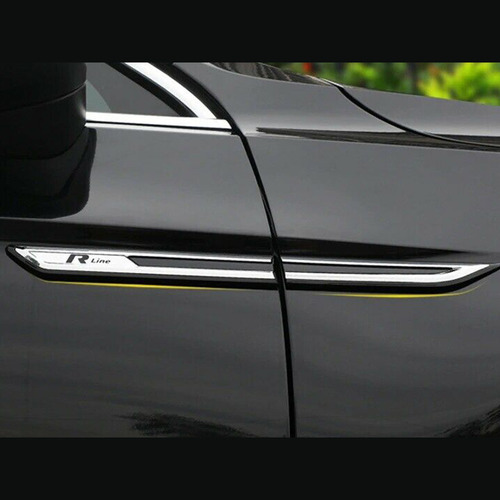 Para Passat B8 Chrome Car Side Fender Decoration Adesivo Car - Imagem 5