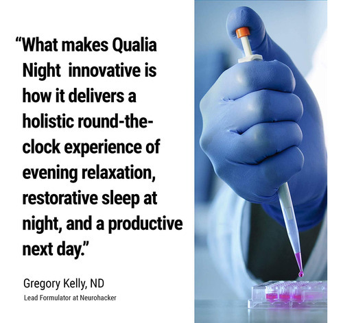 Coletivo Sleep Aid Neurohacker Qualia Night 100 Dias Guaran - Imagem 7