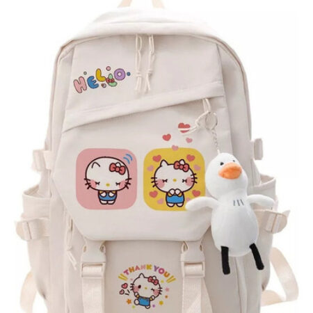 Mochila Feminina Hello Kitty, Para Meninas, Secundária, Japã - Imagem 8