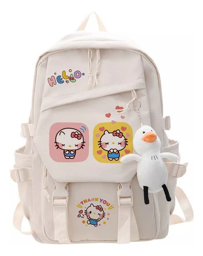 Mochila Feminina Hello Kitty, Para Meninas, Secundária, Japã - Imagem 8