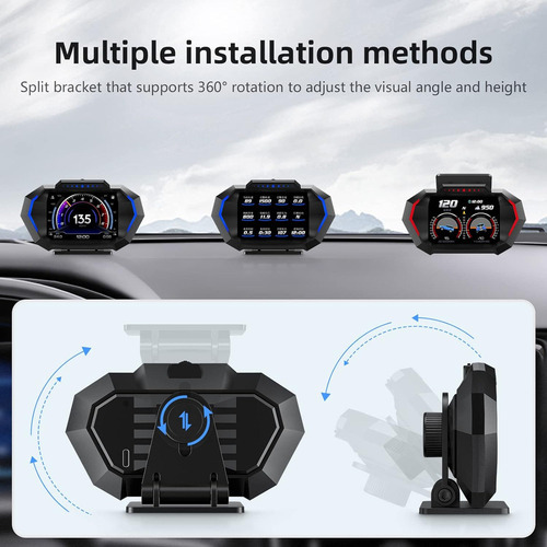 Velocidade De Exibição Do Medidor De Carros Obd2 - Imagem 6