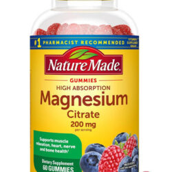 A Natureza Fez Alta Absorção De Citrato De Magnésio 200 Mg P