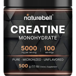 Pó De Monohidrato De Creatina Naturebell 500 Gramas, 5000 M