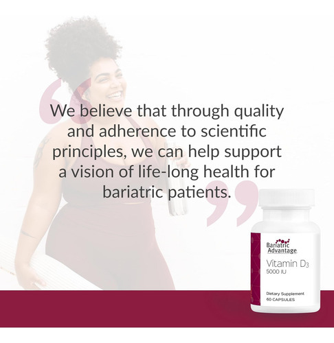 Bariátrica Advantage Vitamina D3 5.000 Ui - Vitamina D Bariá - Imagem 7