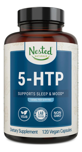 Vegan 5htp 100 Mg (5-hidroxitriptofano) | Suporte Para Sono