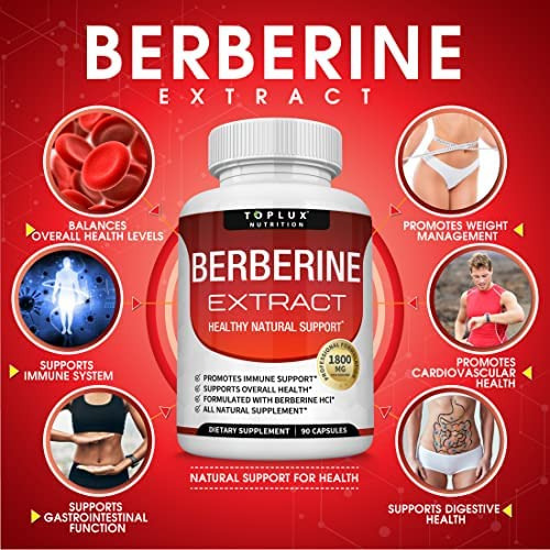 Extrato De Berberina Toplux 1800 Mg Complexo De Berberina H - Imagem 2