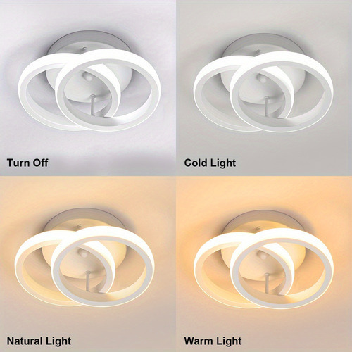 Luminária Pendente Moderna, Quarto, Luz Led De 20 Cm - Imagem 34