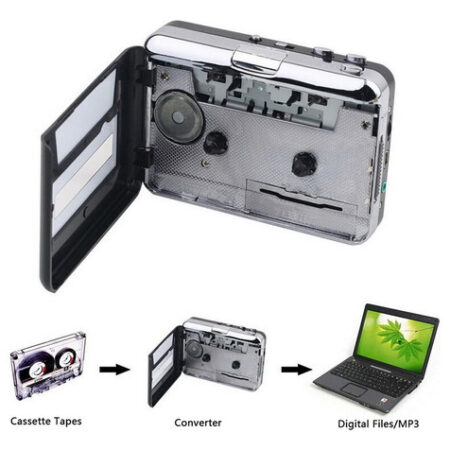 Leitor De Cassetes Usb, Conversor De Cassete Para Mp3 - Imagem 2