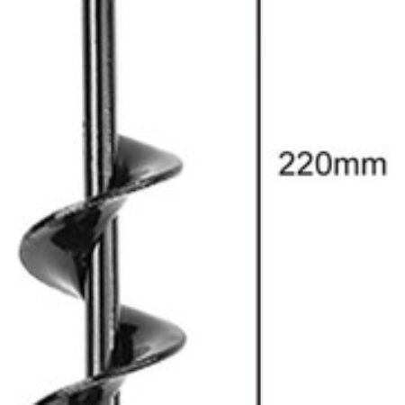 2 X Máquina Agrícola Faz Buraco Para Plantar 4x22cm A - Imagem 2