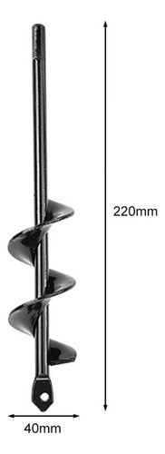 2 X Máquina Agrícola Faz Buraco Para Plantar 4x22cm A - Imagem 2