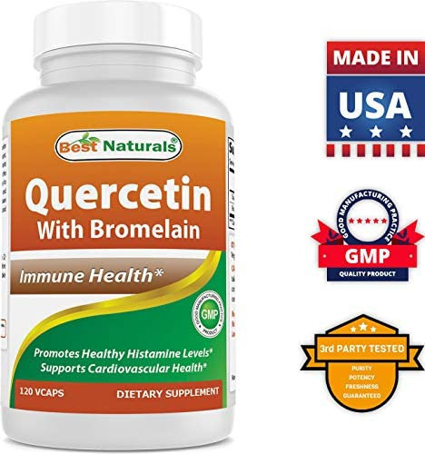 Melhor Quercetina Natural Com Cápsula Vegetal De Bromelaína - Imagem 5
